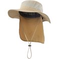 thumbnail image 1 of Prefer Outdoor UPF50+ Sombrero de malla para el sol, sombrero de pesca de ala ancha con solapa para el cuello, 1 of 8