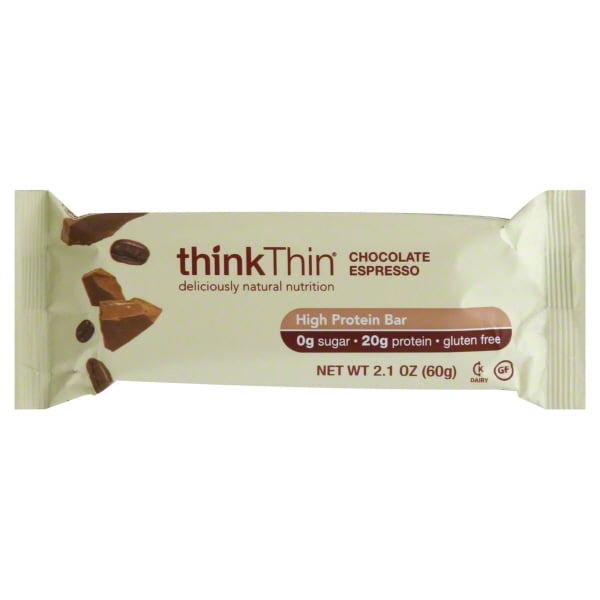 Think Thin High Protein Bar, 2.1 oz bars, Chocolate Espresso, 10 bars