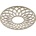 thumbnail image 2 of 20"OD x 6 7/8"ID x 3/8"T Cannes Wood Fretwork Pierced Ceiling Medallion, Birch, 2 of 3
