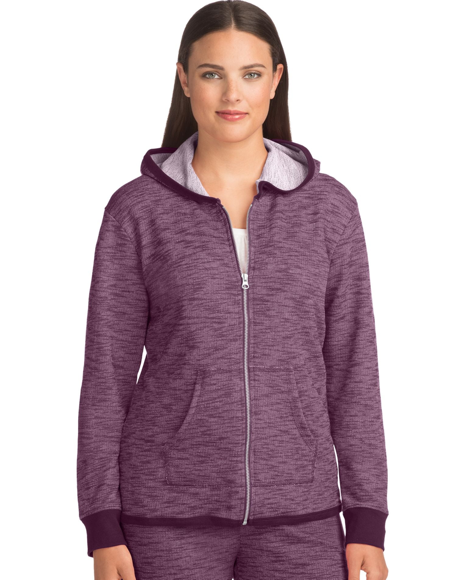Women's French Terry Full Zip Hoodie - Walmart.com