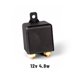 thumbnail image 4 of Interruptor de Control, enchufe de relé de ahorro de espacio de arranque automotriz, Terminal de retardo de tiempo funcional práctico, Vehículos, repuestos y accesorios Mis DC12V4.8W/Arrancador Riwesomey VI018001-03, 4 of 6