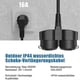 thumbnail image 4 of Double Plug for Socket, Extension Cable with 2 Schuko Sockets, Multiple Socket Outdoor, 16 A / 250 V,EU Plug, 4 of 5
