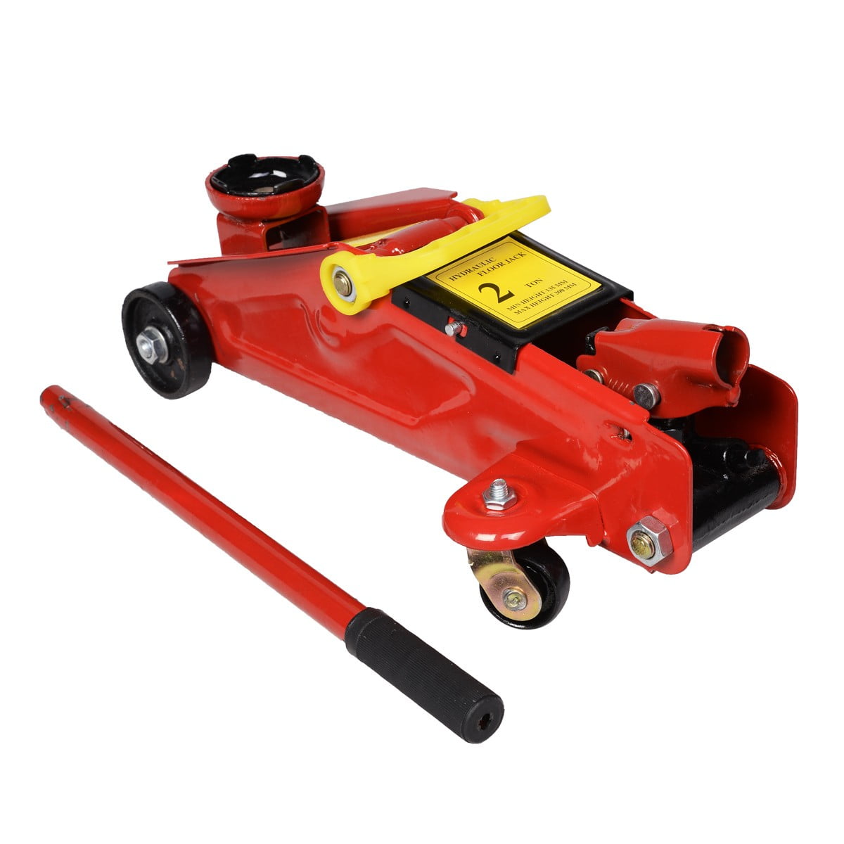 New Mini Red 2 Ton 4000 lbs Hydraulic Floor Jack Lift Tool On Wheels w/  Case - Walmart.com