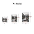 thumbnail image 4 of 3pcs Unframed Nature Landscape Travel Poster Mountain Lake Boat Nordic Pictures Wall Art Canvas Painting for Living Room Bedroom Home Decor No Frame, 4 of 4