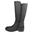 thumbnail image 3 of Bota alta coqueta mujer negro sintetico 92907a LEON 92907amp, 3 of 4