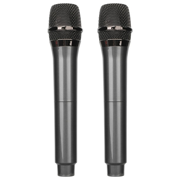 Sistema de Micrófono de karaoke dinámico NikouMX Micrófono inalámbrico con receptor recargable
