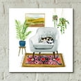 thumbnail image 6 of Epic Art 'Homebody II' by Victoria Borges, Acrylic Glass Wall Art, 12"x12", 6 of 8