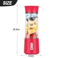 thumbnail image 2 of Licuadora portátil - Licuadora recargable por USB, taza portátil con tapa para deportes al aire libre, licuadora de viaje, 2 of 6