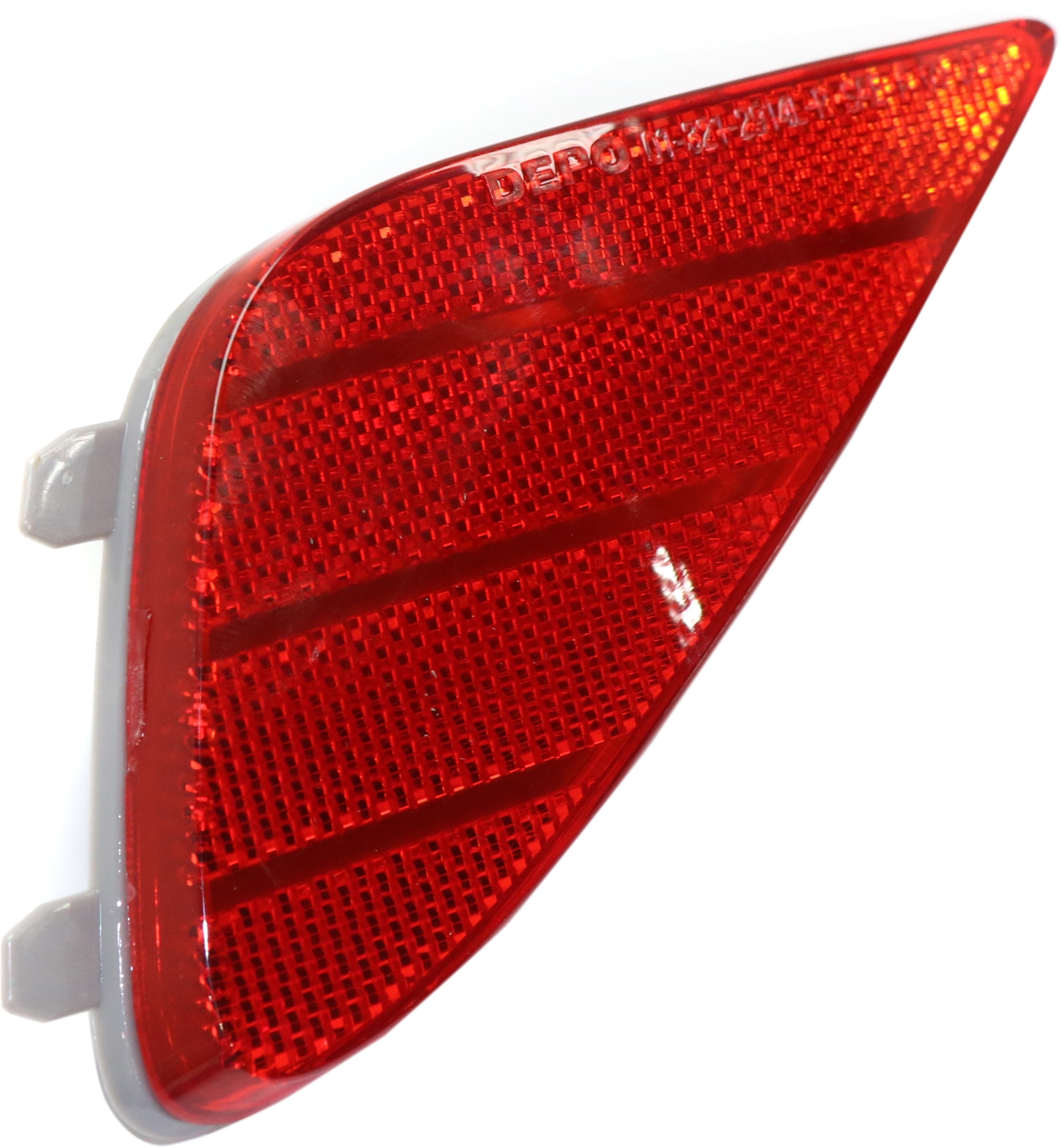 Bumper Reflector Compatible With 2011-2015 Hyundai Sonata Rear, Left Driver CAPA Certified
