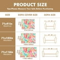 thumbnail image 5 of Throw Sofa Cover Soft Washable Decorative Couch Covers for 3 Cushion with Tassels Furniture Protector for Pets and Kids 71x118in, 5 of 5