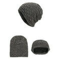 thumbnail image 3 of Fnooota Mens Knit Beanies, Warm Snow Windproof Stretch Winter Hats for Men Gray Size Free Size, 3 of 3