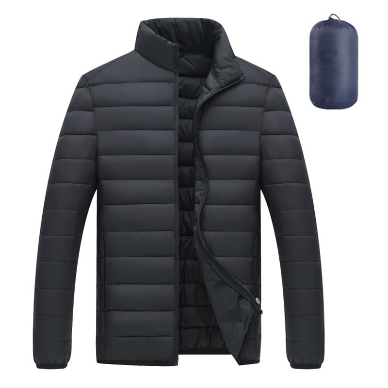 quilted packable down jacket