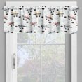 thumbnail image 4 of Ambesonne Cartoon Valance & Curtain, Retro Air Planes Flying, 55"x36", Multicolor, 4 of 7