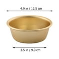 thumbnail image 2 of LABSERRON 4Pcs Rice Bowls Golden Aluminum Traditional Design Bowls Restaurant Use, 2 of 7