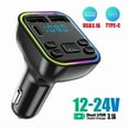 thumbnail image 2 of KLYNE - Bluetooth 5.0 Fm Radio Kit Car Wireless Transmitter Adapter 2Usb Fast Charger, 2 of 5