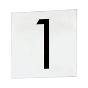 Sans Serif - 4.5 Inch 1 Square Tile