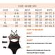thumbnail image 5 of Traje de baño de una pieza para mujer con control abdominal, traje de baño entallado de cintura alta con tirantes ajustables, 5 of 5