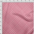 thumbnail image 3 of oneOone Polyester Lycra Fabric Check & Geometric Print Sewing Fabric BTY 56 Inch Wide, 3 of 4