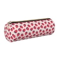 thumbnail image 1 of Disketp Strawberry Estuche Organizador de Lápices de Cuero, Estuche de Oficina con Cremallera para Bolígrafo y Lápiz, 1 of 6