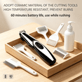 thumbnail image 6 of EXLEAF 2026 New Professional Dog Grooming Clippers, Electric Cordless Pet Hair Trimmer, Usb Rechargeable Electric Pet Clippers for Small Dogs Cats Around Face, Paws, Eyes, Ears, Rump, 6 of 7