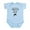 Sky Blue, variant on CafePress - Fish Like My Auntie Body Suit - Baby Light Bodysuit, Size Newborn - 24 Months