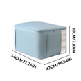 thumbnail image 1 of Bolsa de almacenamiento de plumón para edredón | Bolsa de compresión resistente para edredón, ropa de cama, ropa | Organizador impermeable, plegable y reutilizable | Apertura completa con cremallera, 1 of 2