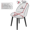 thumbnail image 2 of Funda para silla de comedor con ramo de boda escandinavo CHAO 1 Uds., 2 of 5