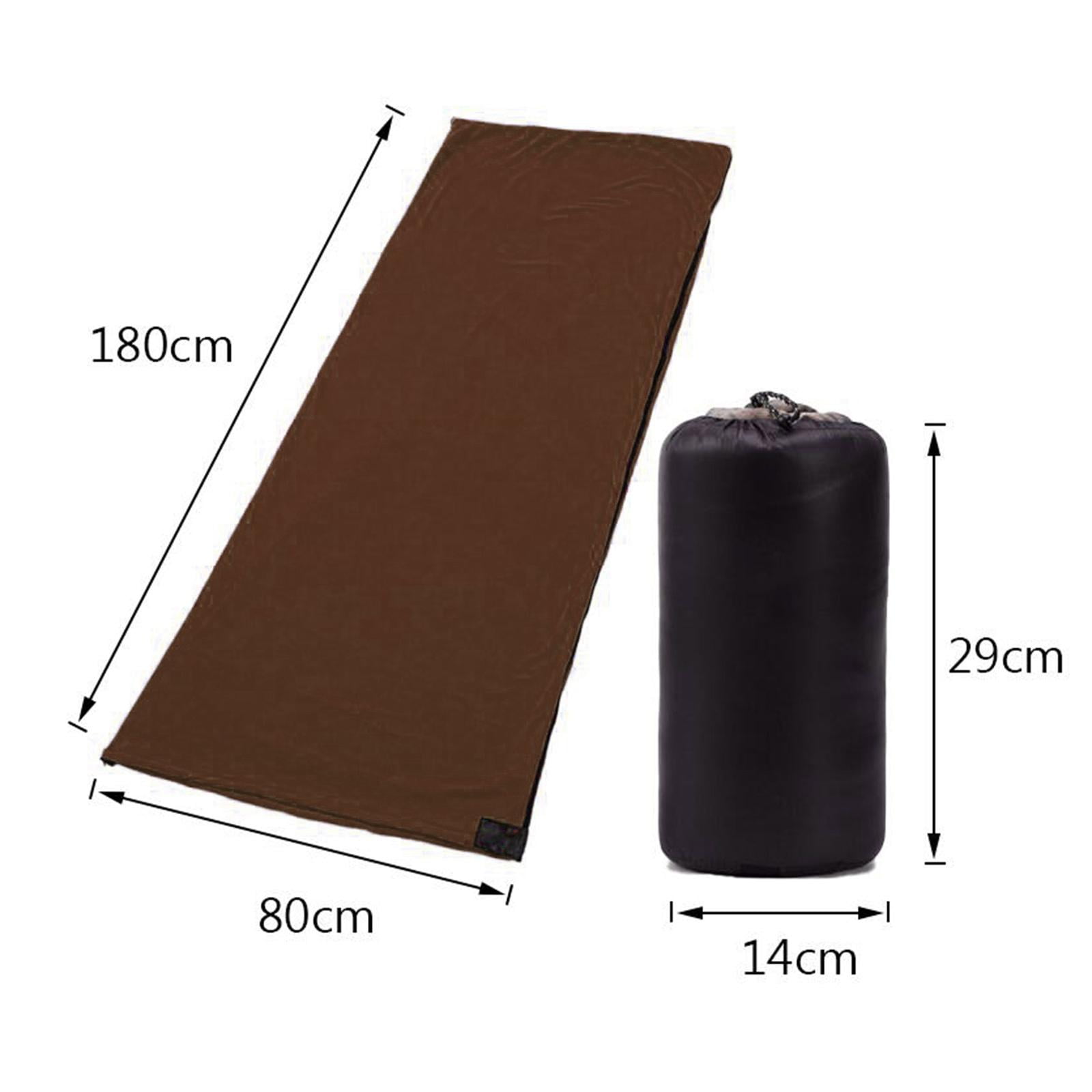 Axioma -Fleece sleeping bag liner, thermal pillow, sleeping bag, warm emergency camping Coffee