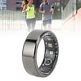 thumbnail image 1 of Smart Ring, BT 5.1 Fitness Tracker, Smartphone Camera Remote Control Smart Ring, IP68 Water Resistant Fitness Tracking Ring, Size 8, 1 of 7