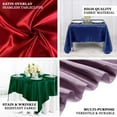thumbnail image 4 of Efavormart Pack of 5 | 60" SATIN Square Tablecloth Overlay For Wedding Catering Party Table Top Decorations MOSS / WILLOW, 4 of 10