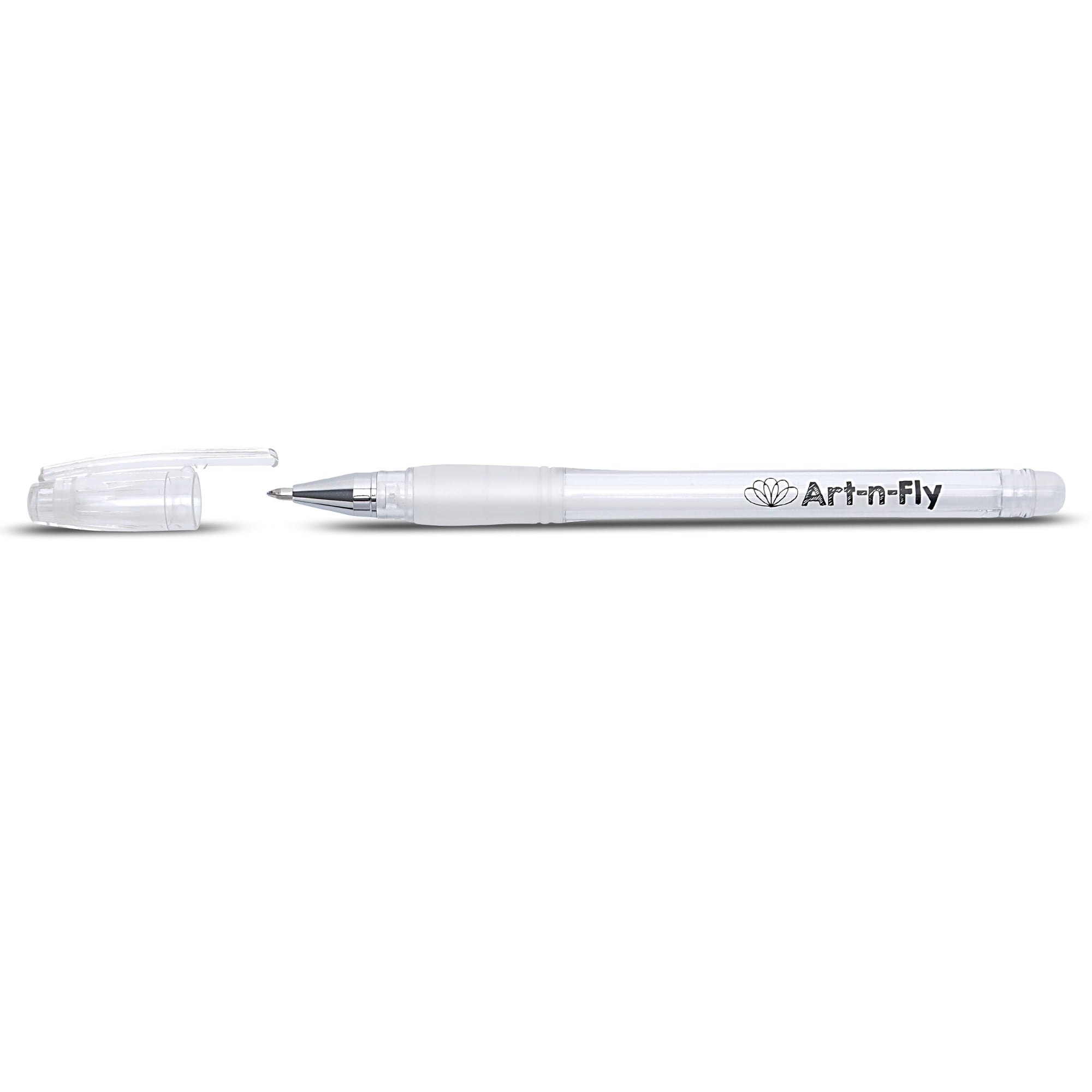 Art n Fly White Gel Pen for Artists 0.7mm Fine Point Smudge