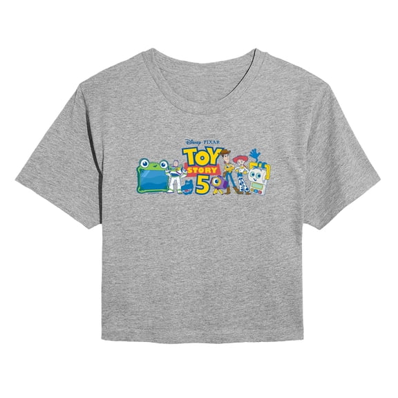 Toy Story 5 - Character Lineup - Juniors Cropped Graphic T-Shirt