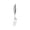 B, variant on Leeye Feather Design Stainless Steel Salad Fork and Knife Set, Decorative Petite Cutlery Pair with Sculpted Handles for Elegant Dining