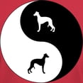 thumbnail image 3 of CafePress - Yin Yang Whippet Dark T Shirt - Men's Classic Graphic Cotton T-Shirt, 3 of 4