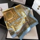thumbnail image 2 of 2024 Nueva moda 70X70cm Bufanda estampada para mujer Pashmina Bufanda de seda Chal cuadrado Diadema decorativa Cuello Diseño de lujo Bandana, 2 of 5