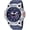 Blue, variant on Men's Analog Digital Dual Display Watch Sports Outdoor Waterproof Military Tactics Wrist Watch Multi Function LED Large Face Alarm Stopwatch for Man