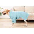 thumbnail image 4 of nipocaio Dog Bathrobe Pajamas Pet Spa Dry Robe Sleepwear for Small Medium Dog L, 4 of 5