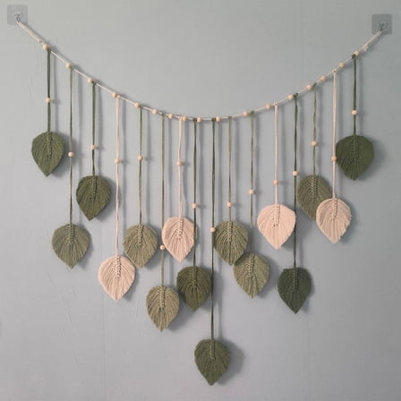 Bopika Boho Macrame Wall Hanging, Tassel Bohemian Decor for Bedroom, Living Room and Dorm