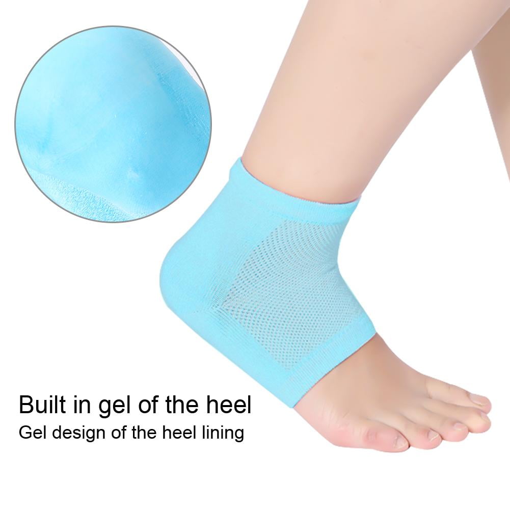 Spptty Gel Heel Foot Care Socks Moisturizing Heel Protective Sleeves