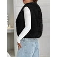 thumbnail image 4 of BTFBM Faux Fur Vest Women Fall Fashion Sleeveless Fuzzy Jacket Fluffy Coats Winter Clothing Furry Outerwear Vests, 4 of 9