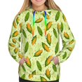 thumbnail image 3 of KLL Fresh Corn for Womens Pullover Hoodie with Pocket Hooded Long Sleeve Shirts Sweatshirt for Women-X-Large, 3 of 7