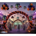 thumbnail image 6 of PMU Halloween Party Decoration Accessory 46 Inch Dracula Design Mylar-Foil Balloon (10/Pkg) Pkg/1, 6 of 6