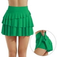thumbnail image 2 of AherBiu Workout Skorts for Women Pleated Ruffle Tennis Skirts Quick-Dry Lightweight Athletic Yoga Shorts, 2 of 7