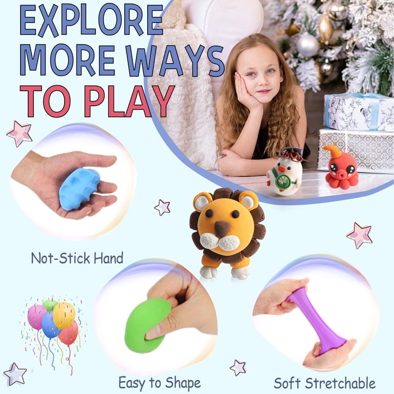 CiaraQ Air Dry Clay Kit, 24 Colors with Tools photo 3