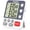 Triple Timer, variant on Digital Kitchen Timer, Large Display Countdown/Up Timer with Digits Directly Input, Fast Setting, Loud Alarm, ON/Off, Magnetic Back Stand for Cooking, Baking, Study
