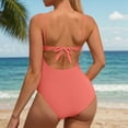 thumbnail image 4 of TOWED22 Maternity Swimsuits One Piece Bathing Suit Pregnancy Swimwear for Pregnant Women(Pink,S), 4 of 7