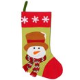 thumbnail image 1 of 1pc Santa Stocking Filler Christmas Stockings Candy Gift Holder Red Snowman, 1 of 9