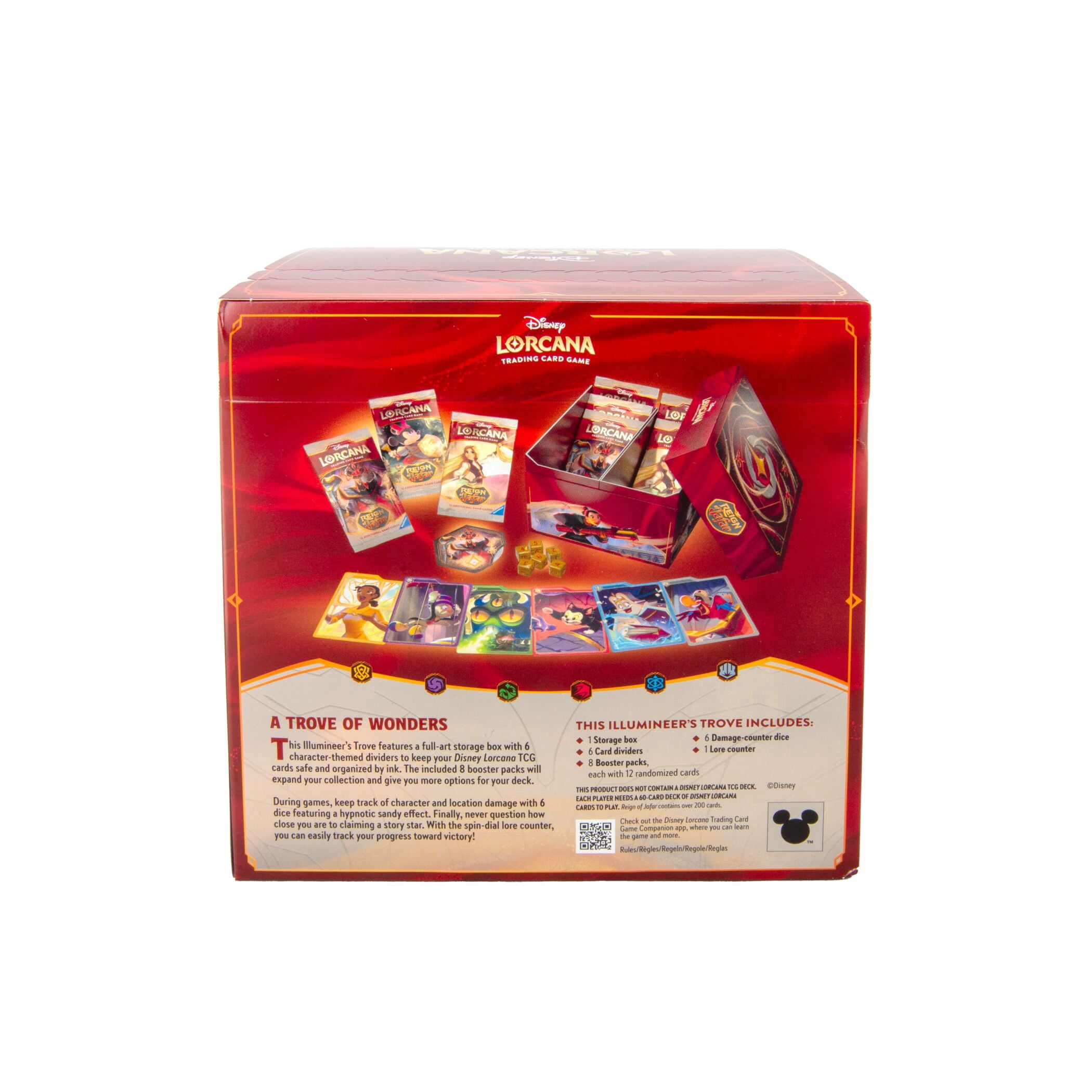 lorcana set 8 cards Ravensburger Disney Lorcana Set 8 Reign of Jafar Sleeved Booster Pack