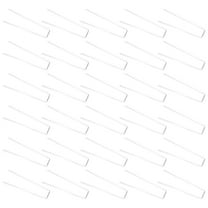 Soimiss 30Pcs Silver Steel Ground Stakes for Gardening Fabric Anchoring Durable Use