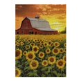thumbnail image 3 of Shiartex Sunflowers Barn Sunset Wooden Jigsaw Puzzle for Family and Friends, Birthday, Wedding, Relaxation, Eco-Friendly, Home Decor,, 3 of 8